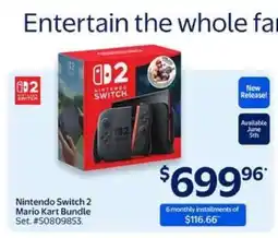 Walmart Nintendo Switch 2 Mario Kart Bundle offer