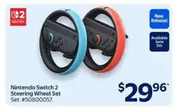 Walmart Nintendo Switch 2 Steering Wheel Set offer