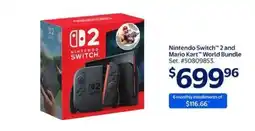 Walmart Nintendo Switch 2 and Mario Kart World Bundle Set offer