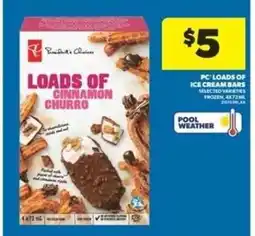 Real Canadian Superstore PC Loads of Cinnamon Churro Ice Cream Bars offer