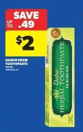 Real Canadian Superstore Dabur Neem Toothpaste offer