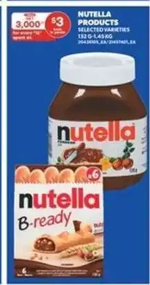 Real Canadian Superstore Nutella Products offer
