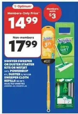 Real Canadian Superstore Swiffer Sweeper or Duster Starter Kits or WetJet offer