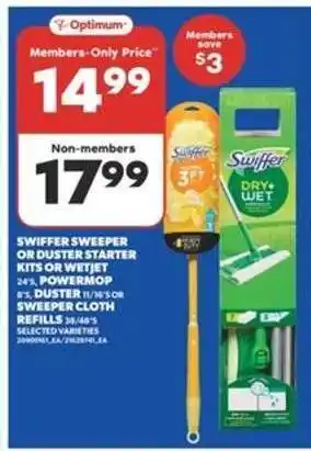 Real Canadian Superstore Swiffer Sweeper or Duster Starter Kits or WetJet offer