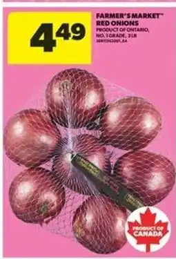 Real Canadian Superstore Farmer's Market Red Onions offer