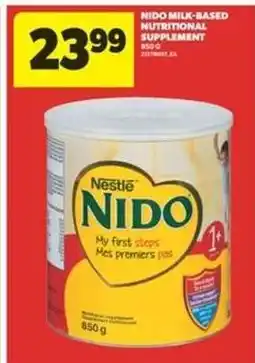 Real Canadian Superstore Nestlé Nido Milk-Based Nutritional Supplement offer
