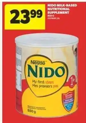 Real Canadian Superstore Nestlé Nido Milk-Based Nutritional Supplement offer