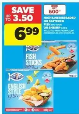 Real Canadian Superstore High Liner Breaded or Battered Fish or Shrimp offer