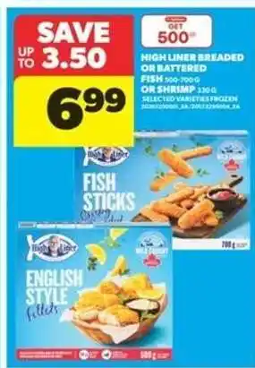 Real Canadian Superstore High Liner Breaded or Battered Fish or Shrimp offer