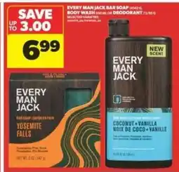 Real Canadian Superstore Every Man Jack Bar Soap, Body Wash or Deodorant offer
