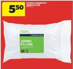 Real Canadian Superstore EVERYDAY ESSENTIALS JUMBO PILLOW offer