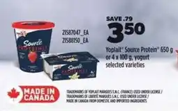 Real Canadian Superstore Yoplait Source Protein Yogurt offer