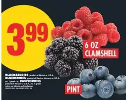 No Frills Blackberries, Blueberries, Raspberries offer