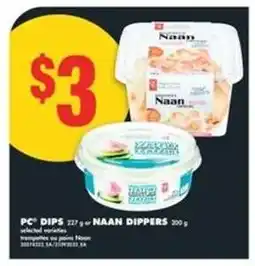 No Frills PC Dips or Naan Dippers offer