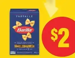 No Frills Barilla Farfalle offer