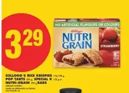 No Frills Kellogg's Nutri-Grain Bars offer