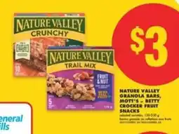 No Frills Nature Valley Granola Bars, Mott's – Betty Crocker Fruit Snacks offer