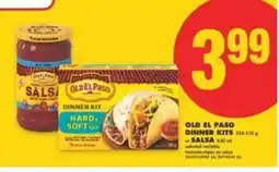 No Frills Old El Paso Dinner Kits or Salsa offer