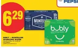 No Frills bubly or MONTELLIER Sparkling Water offer
