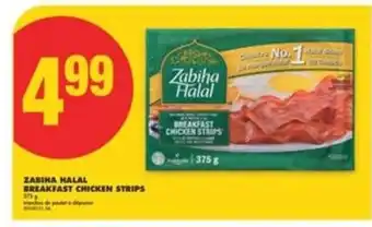 No Frills Zabiha Halal Breakfast Chicken Strips offer