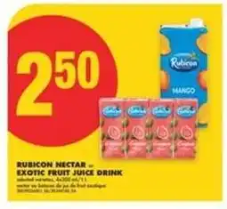 No Frills RUBICON NECTAR – EXOTIC FRUIT JUICE DRINK offer