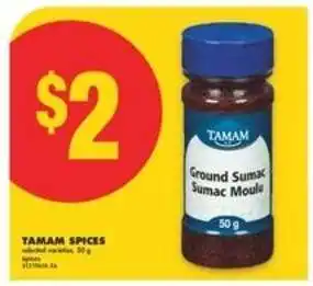 No Frills TAMAM SPICES offer
