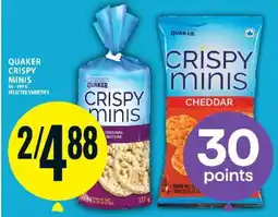 Food Basics Quaker Crispy Minis offer
