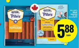 Food Basics PILLER’S MEAT SNACKS offer