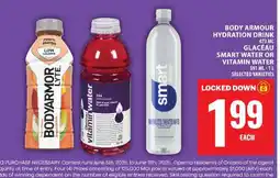Food Basics Body Armour Hydration Drink, Glacéau Smart Water or Vitamin Water offer
