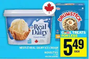 Food Basics Nestlé Real Dairy Ice Cream & Novelties offer
