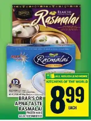 Food Basics BRAR’S OR APNA TASTE RASMALAI offer