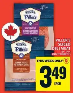 Food Basics PILLER’S SLICED DELI MEAT offer