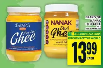 Food Basics BRAR’S OR NANAK DESI GHEE offer
