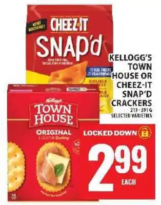 Food Basics KELLOGG’S TOWN HOUSE OR CHEEZ-IT SNAP’D CRACKERS offer
