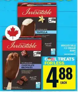 Food Basics Irresistible Ice Cream Bars offer