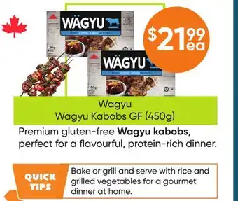 Healthy Planet Wagyu Wagyu Kabobs GF offer