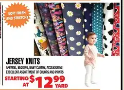 Len's Mill Stores JERSEY KNITS offer