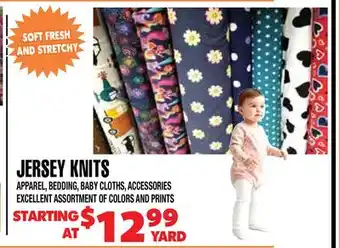 Len's Mill Stores JERSEY KNITS offer