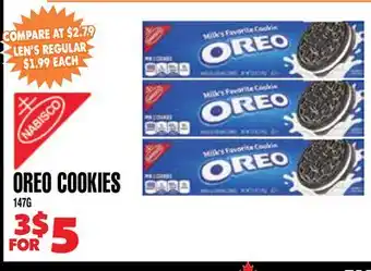 Len's Mill Stores OREO COOKIES offer