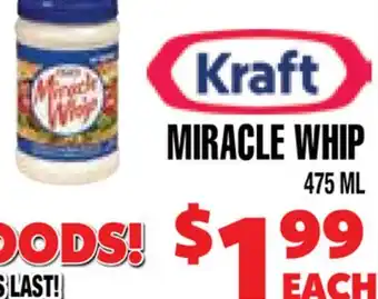Len's Mill Stores KRAFT MIRACLE WHIP offer