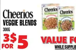 Len's Mill Stores CHEERIOS VEGGIE BLENDS offer