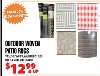 Len's Mill Stores OUTDOOR WOVEN PATIO RUGS offer