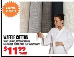 Len's Mill Stores WAFFLE COTTON offer