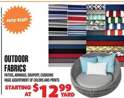 Len's Mill Stores OUTDOOR FABRICS offer