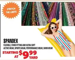 Len's Mill Stores SPANDEX offer