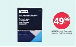 Rexall OPTION+ Hair Regrowth Formula 2x60mL 2-Pack offer