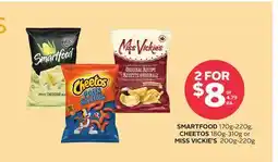 Rexall SMARTFOOD 170g-220g, CHEETOS 180g-310g or MISS VICKIE'S 200g-220g offer