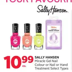 Rexall SALLY HANSEN Miracle Gel Nail Colour or Nail or Hand Treatment offer