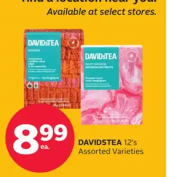 Rexall DAVIDSTEA offer