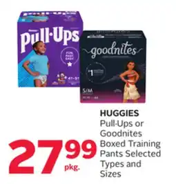 Rexall HUGGIES Pull Ups or Goodnites Boxed Training Pants offer